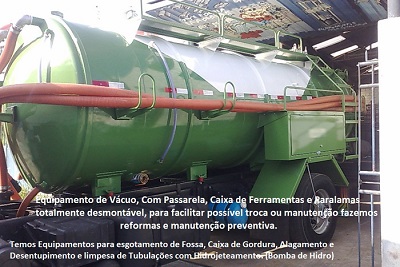 Fabricação de Tanque Limpa Fossa